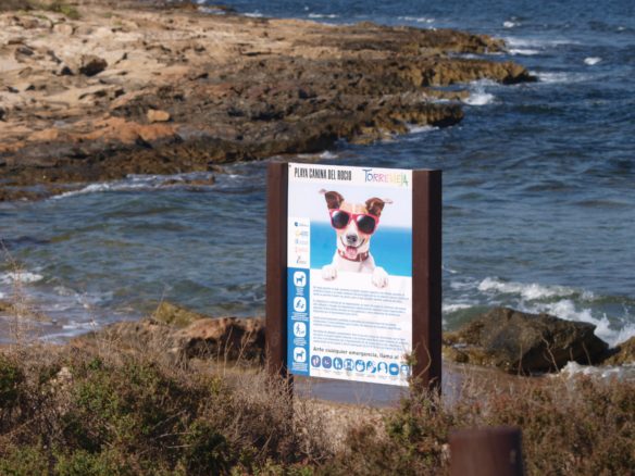 Orihuela Costa, Plaże dla psów w Hiszpanii