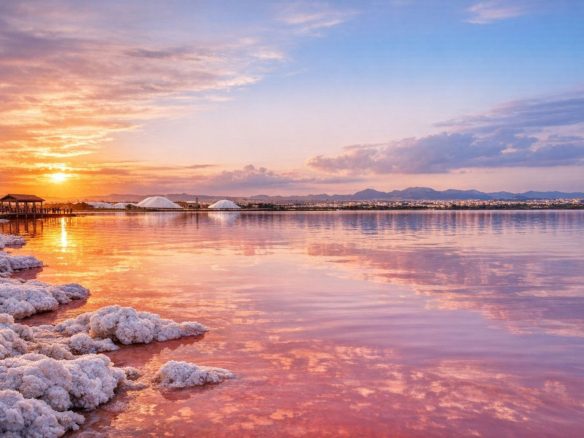 𝐖𝐲𝐧𝐚𝐣𝐞𝐦 𝐤𝐫𝐨́𝐭𝐤𝐨𝐭𝐞𝐫𝐦𝐢𝐧𝐨𝐰𝐲 𝐰 𝐇𝐢𝐬𝐳𝐩𝐚𝐧𝐢𝐢 – 𝐧𝐨𝐰𝐞 𝐨𝐛𝐨𝐰𝐢𝐚̨𝐳𝐤𝐢 𝐨𝐝 𝟐𝟎𝟐𝟓 𝐫𝐨𝐤𝐮, Różowa Laguna w Torrevieja: powstanie strefa kąpieli i talasoterapii