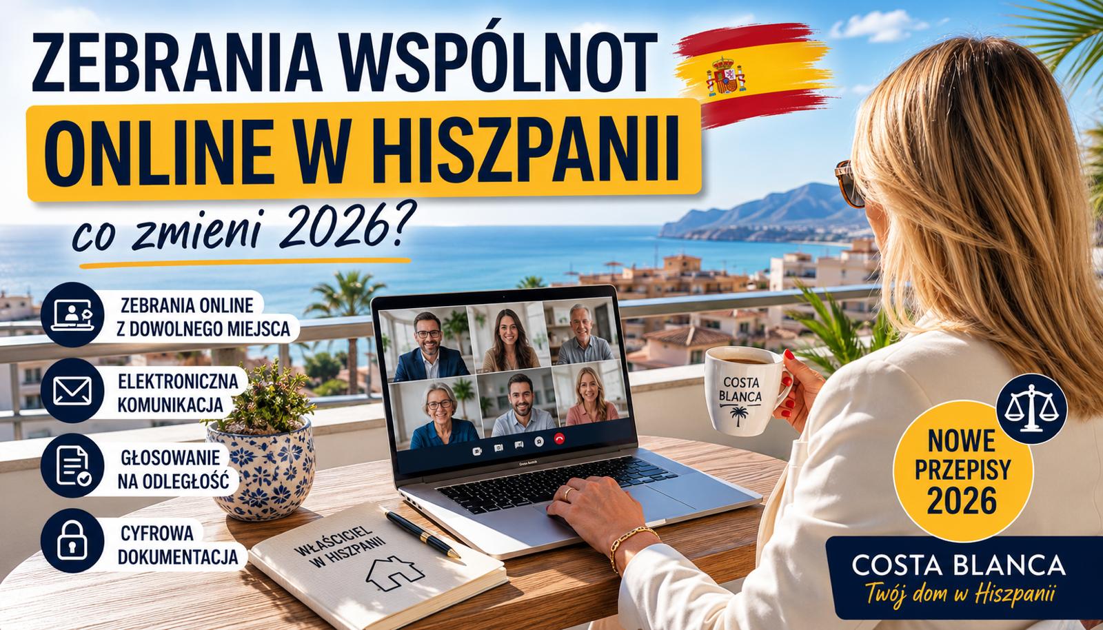 , Zebrania wsp&oacute;lnot mieszkaniowych online w Hiszpanii 2026 &ndash; co zmieni nowelizacja Ley de Propiedad Horizontal i co oznacza dla właścicieli nieruchomości na Costa Blanca?