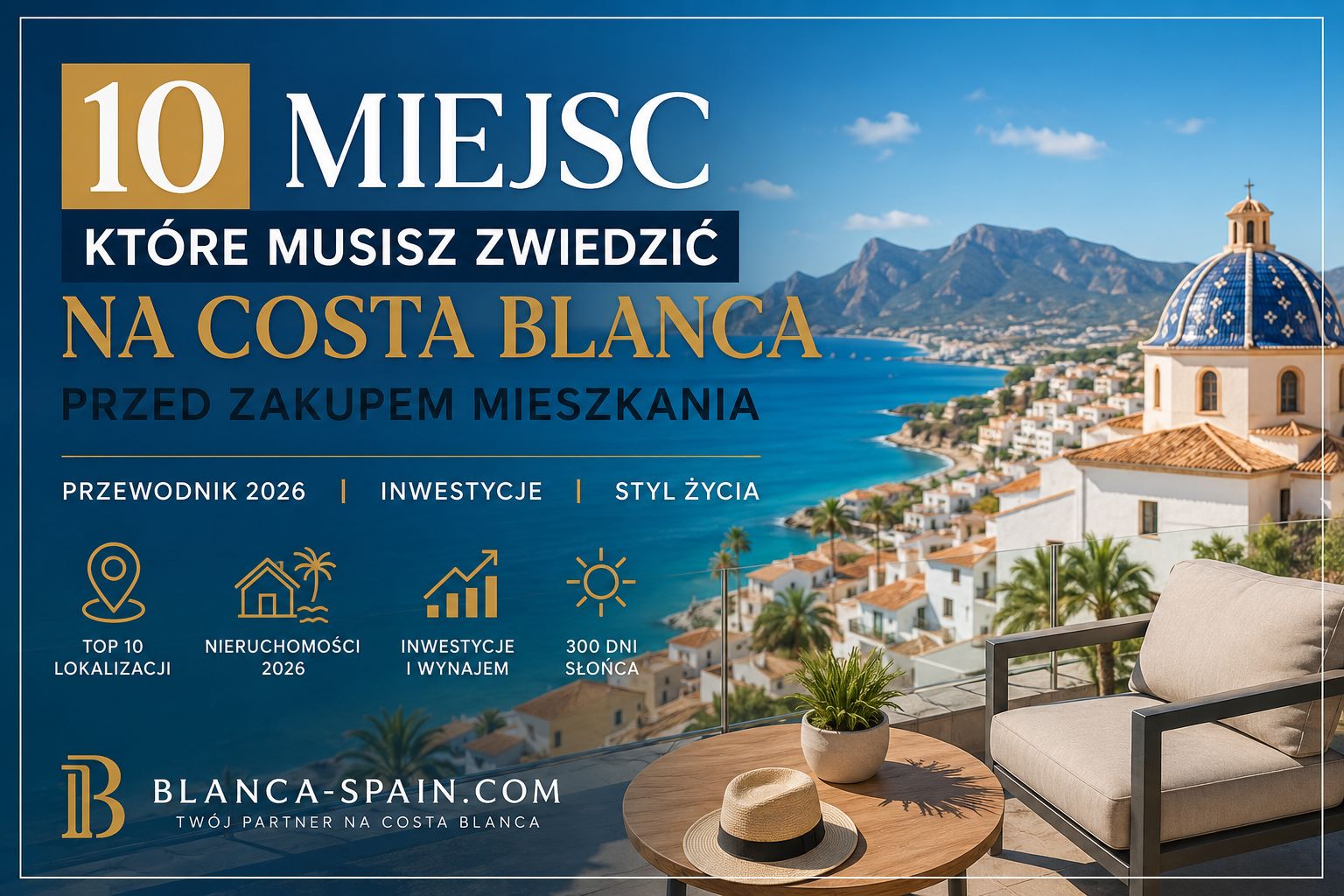 , 10 miejsc, kt&oacute;re musisz zwiedzić na Costa Blanca przed zakupem mieszkania w Hiszpanii w 2026 roku